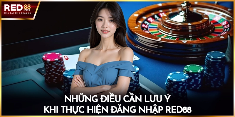 Những điều cần lưu ý khi thực hiện đăng nhập Red88